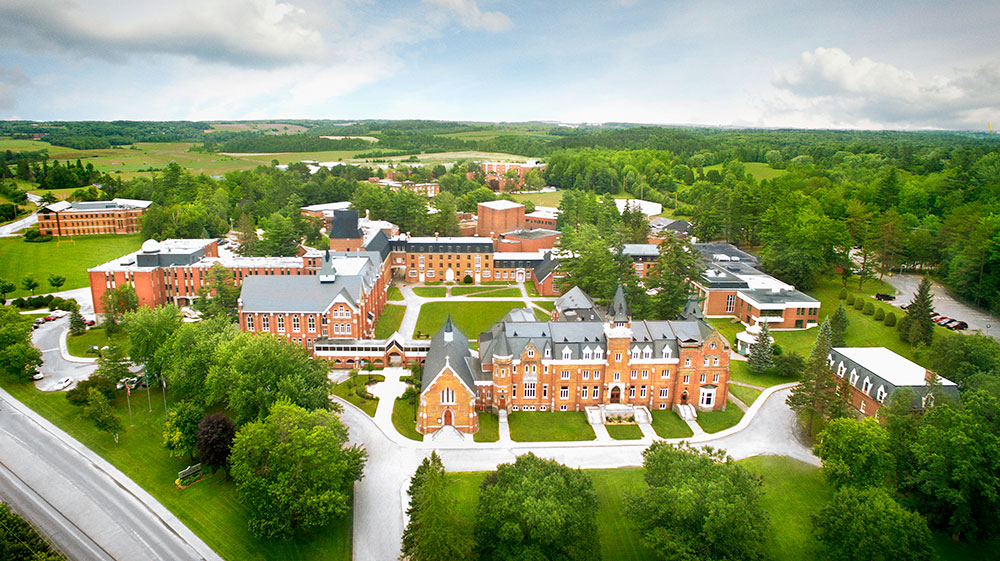 Skyview of the Bishop's campus