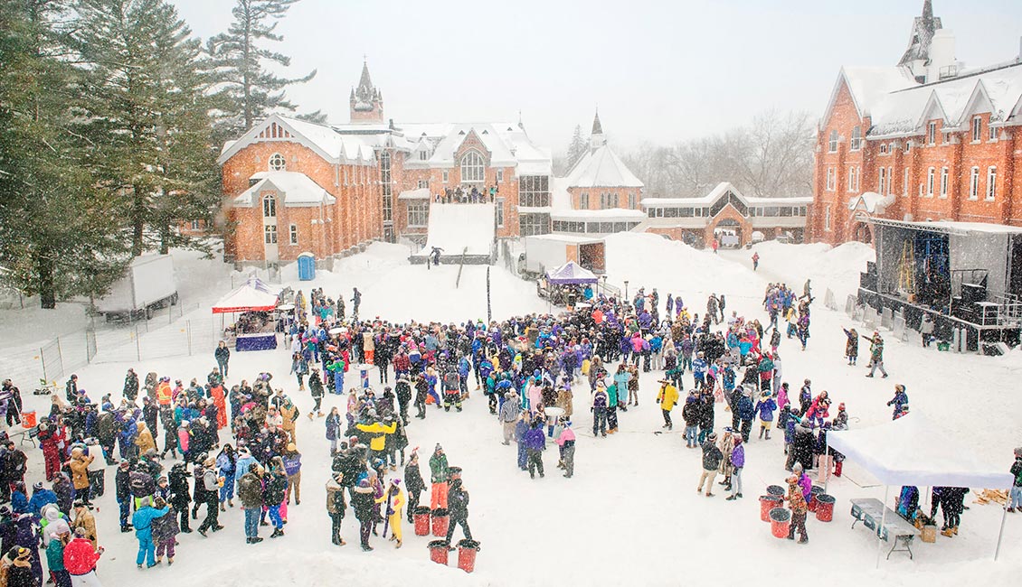 Winterfest on campus