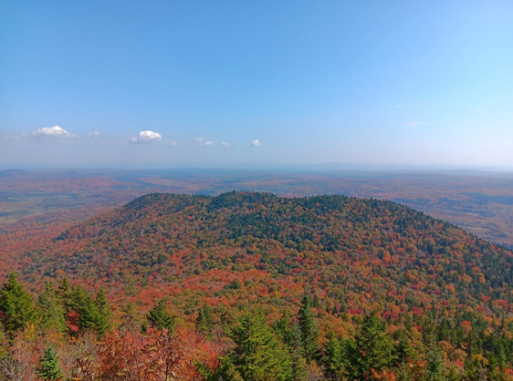 A photo from the top of Mont Ham, one of the best landscapes in our region.