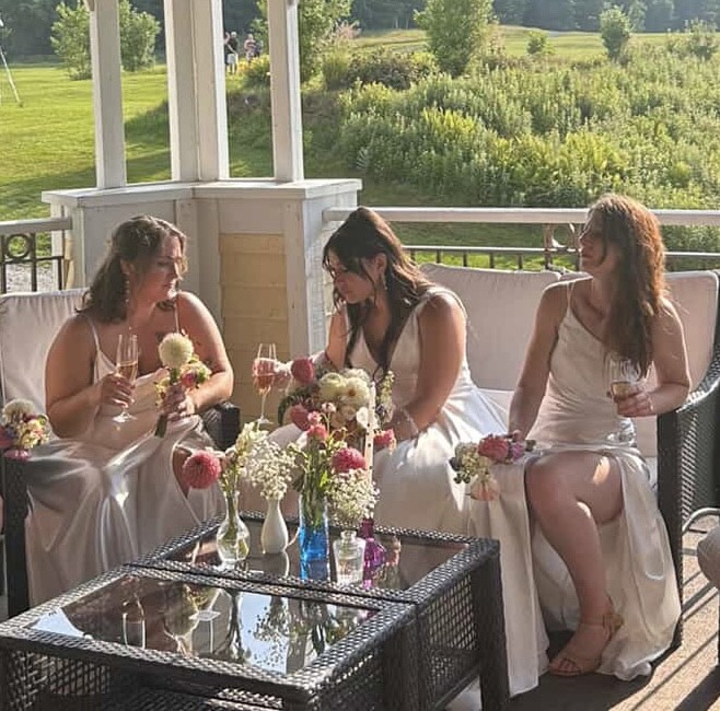 Bishop's University Alumni at a wedding.