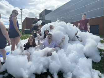 Me and my new friends at Orientation Week! 