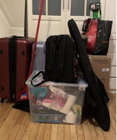 Packed clothes